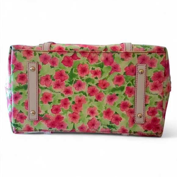 Dooney & Bourke Petunia Floral Coated Canvas Tote Shopper - Picture 6 of 16